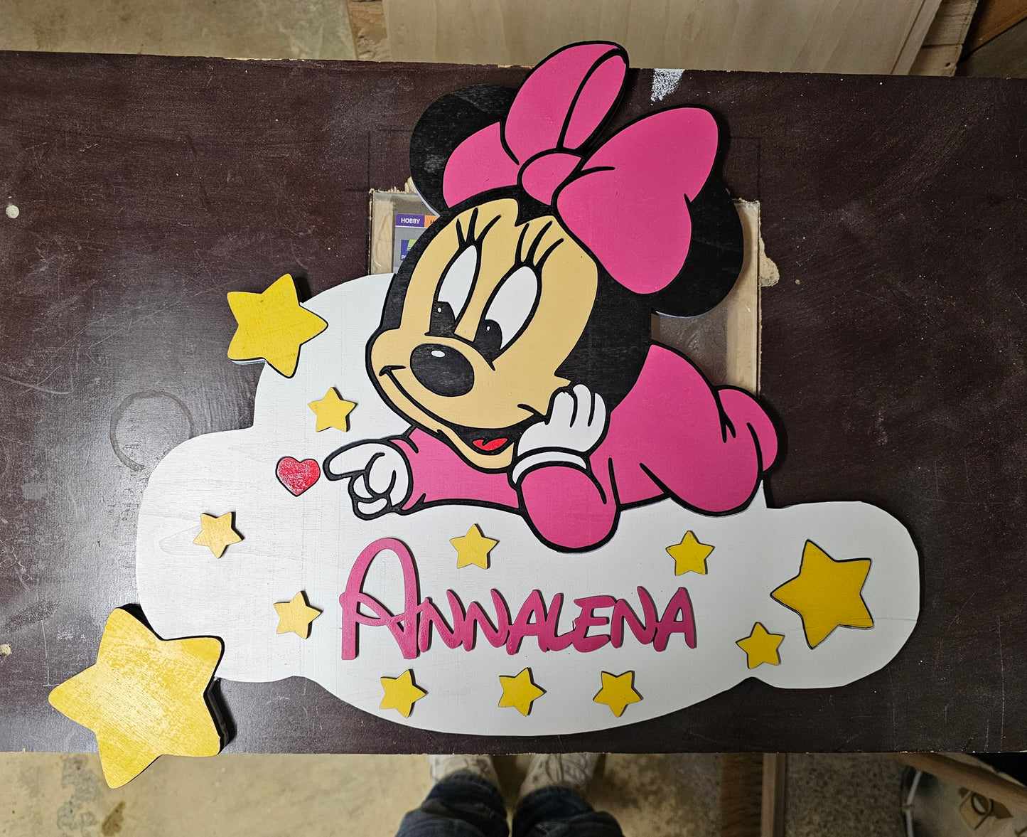 Personalisiertes Nachtlicht Minnie Mouse - Lilis Shop