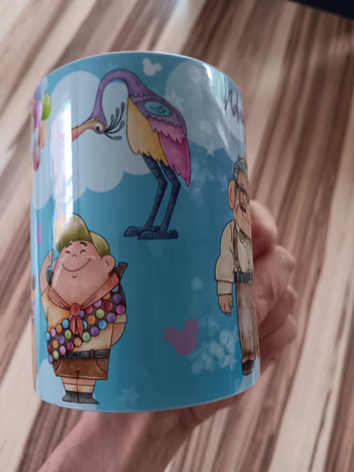 Carl und Ellie Up Ballon Haus Tasse