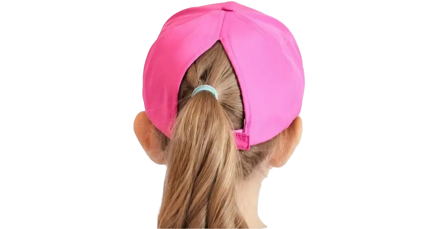 dreieckige Baseballkappe, Ponytail Cap, Pferdeschwanz-Kappe für Kinder, geeignet für die tägliche Reise, Sonnenschutzhut